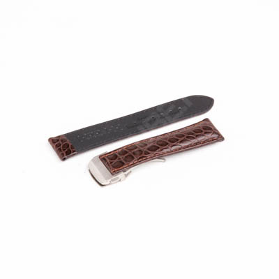 Ремешок для мужских часов из кожи крокодила Fuscus Kingston FS 1405