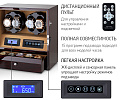 Шкатулка для 4 часов с автоподзаводом X205-Ebr