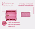 Органайзер для сумки фетровый M-pink