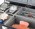 Шкатулка для часов и запонок SW-2272-CF-BL