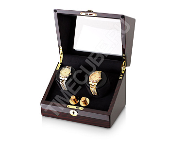 Шкатулка для 2-х часов с автоподзаводом