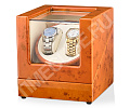 Заводчик для часов деревянный STEP-2-bird+white leather