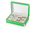 Шкатулка для хранения запонок SJ-4091-GREEN