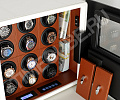 Сейф для 12 часов с автоподзаводом QN-12-WBr-PU-LCD