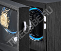 Шкатулка для часов с автоподзаводом JEAN-22-Black-wood-door