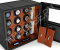 Сейф для 12 часов с автоподзаводом QN-12-BBr-PU-LCD