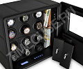 Виндер (сейф) для 12 часов с автоподзаводом QN-12-BB-PU-LCD