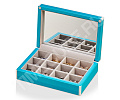 Шкатулка для хранения запонок SJ-4125-BLU