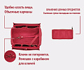 Органайзер для женской сумки S-red